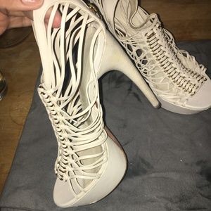 Authentic Alexander McQueens Caged Sandals